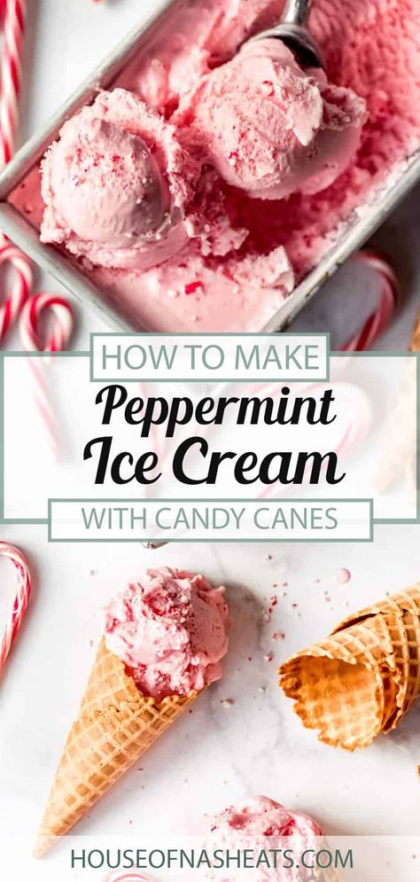 Hummingbird Crochet, Peppermint Stick Ice Cream, Easy Ice Cream Recipe Homemade, Homemade Ice Cream Recipe, Easy Homemade Ice Cream, Peppermint Ice Cream, Fro Yo, Decadent Food, Pumpkin Ice Cream