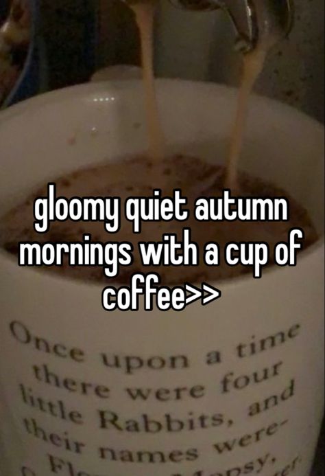 Gloomy Morning Aesthetic, Gloomy Morning, Spooky Movies, Autumn Morning, Gloomy Day, Aesthetic Coffee, Autumn Coffee, A Perfect Day, Cozy Fashion