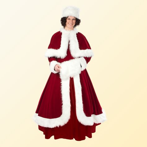 (Halco) Bell of the Christmas Ball Mrs. Claus Costume Natal, Mrs Santa Claus Costume, Mrs Claus Outfit, Santa's Helper Costume, Mrs Claus Dress, Parade Costumes, Christmas Grotto, Christmas Costumes Women, Santa Claus Suit