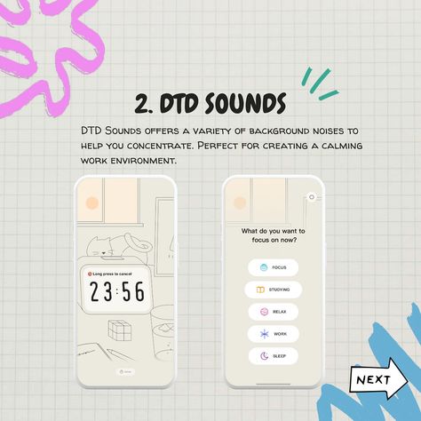 🔥 Need to boost your focus and reduce distractions? These cozy timer apps are here to help! 🕰️✨ Check out our top picks: 1️⃣ **Focus Traveller** - Take your focus on a journey with a fun travel-themed interface. Perfect for staying motivated and on task! 🌍✈️ 2️⃣ **DTD Sounds** - Immerse yourself in calming background noises to create a peaceful work environment. Great for concentration! 🎧🌿 3️⃣ **Emphasis** - Break down tasks into manageable chunks with this minimalist timer app. Ideal for ... Timer Website, Focus App, Aesthetic Apps Games, Aesthetic Apps, Suggested App, Agenda Digital, Timer App, Ipad Essentials, Apps For Teens