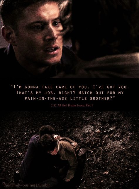 Supernatural Quotes About Family. QuotesGram Supernatural Funny Quotes, Dean Supernatural, Impala 67, Supernatural Bloopers, Brother Humor, Supernatural Tattoo, Supernatural Imagines, Supernatural Wallpaper, John Winchester