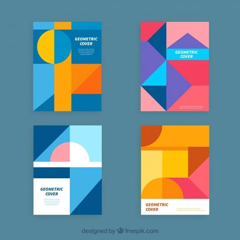 Colorful Patterns Geometric, Geometric Layout, Geometric Poster Design, Magazine Logo, Geometric Graphic Design, Geometrical Design, Logo Shapes, Creative Brochure, Geometric Poster