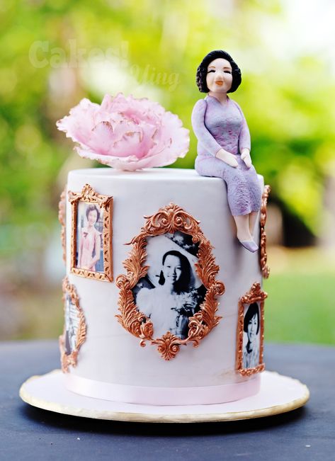 Mom Cake Ideas Birthday, 79th Birthday Cake Ideas For Grandma, 60 Birthday Cake Ideas For Women, Grandma Bday Cake, Grandma Cakes Birthday, 90th Cake Ideas, 60th Birthday Cake Women, Mother Cake Ideas, Cake For Grandma Birthday Ideas