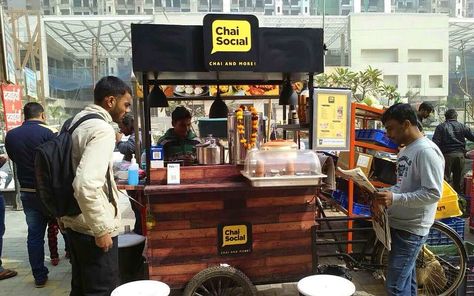 Stall Name Ideas, Chai Stall, Food Stand Design, Tea Stall, Cafe Plan, Coffee Food Truck, Dog Boarding Kennels, Tea Restaurant, Food Kiosk