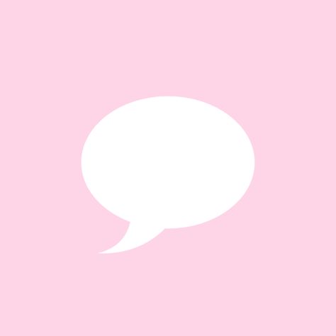 Message Logo Aesthetic, Pink App Icon Messages, Pink Imessage Icon, Pink Message Logo, Messages Widget Icon, Messages Pink Icon, Cute Text Icon, Iphone Messages Icon, App Icon Message