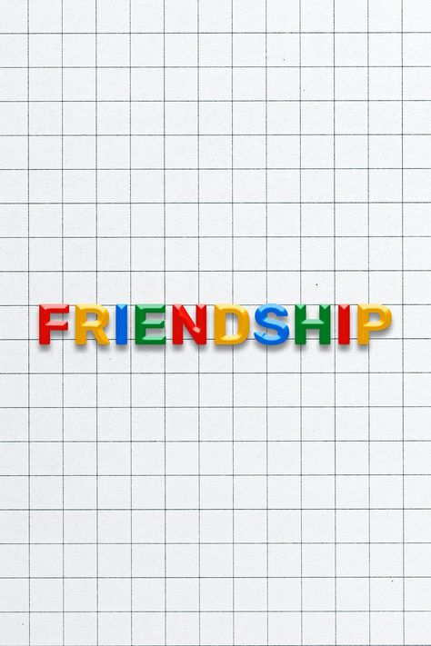 3d effect friendship text lettering rainbow color typography | free image by rawpixel.com / Hein Fonts 3d, Friendship Text, 3d Fonts, Color Typography, 3d Font, Image Font, Free Illustration Images, 3d Text Effect, 3d Text