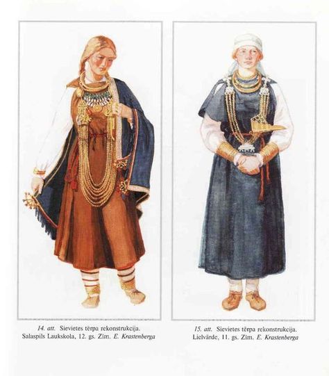 Estonian Clothing, Nordic Clothing, Historic Dresses, Norse Clothing, Ancient Clothing, Celtic Clothing, Viking Garb, Medieval Garb, Viking Reenactment