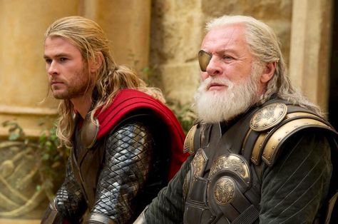 My wig foundation for Anthony Hopkins as Odin and wig for Chris Hemsworth as Thor in "Thor: The Dark World" Hair designer Luca Vanella. Odin wig knotted by Kelly Poulter and Bhima Bent for Alex Rouse Wig Co Wig Foundation, Thor Film, Dark Kingdom, Thor And Loki, Rene Russo, Thor The Dark World, Thor 2, Sir Anthony Hopkins, Thor X Loki