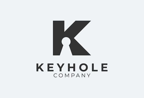 Keyhole Logo Design, Keyhole Logo, Japan Text, Holiday Greeting Card Design, Food Logos, Key Logo, Initial K, K Logos, Lock Logo