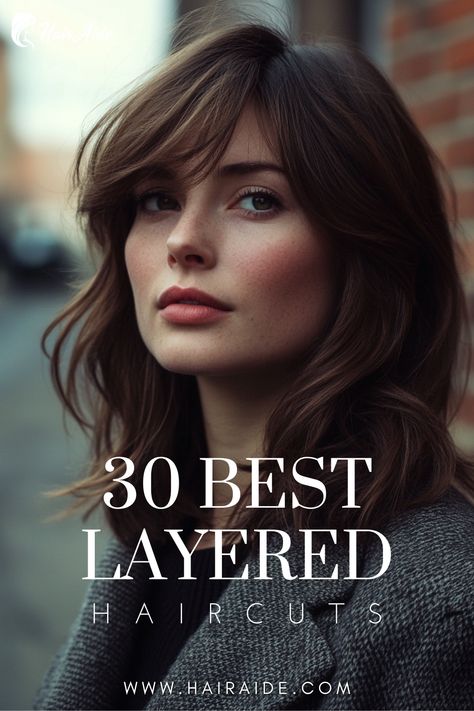 Bouncy, stylish, and versatile – layers do it all! Check out these 30 must-try layered haircuts that suit every face shape and hair type. Which one is your favorite? 💖✨ #HairMakeover #LayeredStyles Hair Makeover, Which One Are You, Face Framing, Layered Haircuts, Face Shape, Layered Hair, Face Shapes, Hair Lengths, Do It