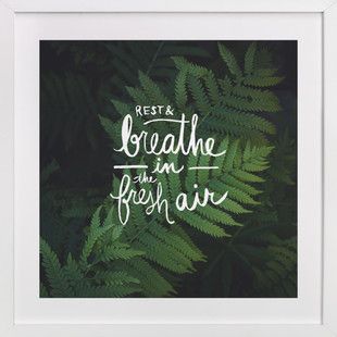 Rest & Breathe in the Fresh Air Quote Art Print, green aesthetic, green color palette, (affiliate) Fresh Air Quotes, Air Quotes, Darling Quotes, Sauces Recipes, Handlettering Quotes, Dipping Sauces, Quote Art Print, Custom Art Print, Quote Art