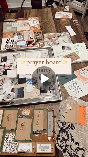 Faith Diy Crafts, Prayer Vision Board Party Ideas, Prayer Vision Board Ideas 2024, Prayer And Vision Board Ideas, Vision Board Faith God, Prayer Board Topics, Prayer Boards For Teens, Faith Board Ideas, Prayers Board Ideas