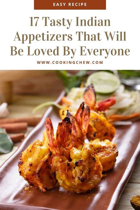 Are you searching for Indian appetizers? Look no further! We compiled 17 authentic Indian appetizer recipes you can serve on your Indian dinner party table! Indian Wedding Appetizers, Non Veg Appetizers, Indian Dinner Buffet Ideas At Home, Chicken Appetizers Indian, Fusion Indian Appetizers, Indian Dinner Party Table, Indian Dinner Party Decorations, Veg Appetizers For Party Indian, Indian Party Appetizers