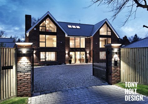 PROJECT UPDATE : SELF BUILD REPLACEMENT DWELLING IN ASCOT, BERKSHIRE — TONY HOLT DESIGN : SELF BUILD DESIGNERS Home Exterior Design, Simple House Exterior, Simple House Exterior Design, Self Build Houses, Self Build, Contemporary House Exterior, House Design Exterior, Home Exterior, Design Exterior