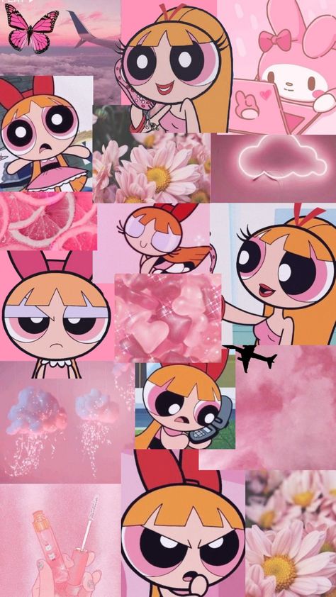 3d Wallpaper Cute, Blossom Wallpaper, Pink Wallpaper Hello Kitty, Powerpuff Girls Wallpaper, Pink Wallpaper Girly, Power Puff, The Powerpuff Girls, The Powerpuff, Iphone Wallpaper App