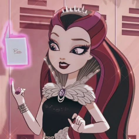 Raven From Ever After High, Raven Ever After High Icon, Raven Ever After High, Eah Raven Queen, Raven Queen Aesthetic, Ever After High Raven Queen, Raven Queen Ever After High, Queen Cartoon, Eah Icons