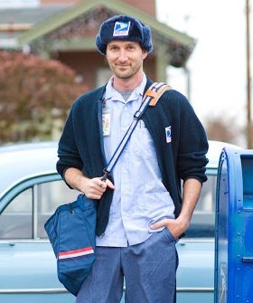 Wait, What? The USPS Launches A Menswear Line Portland Street Style, Postal Uniform, Mail Man, Portland Street, Post Boxes, Girl Scout Juniors, Men's Uniforms, Inside My Bag, Going Postal