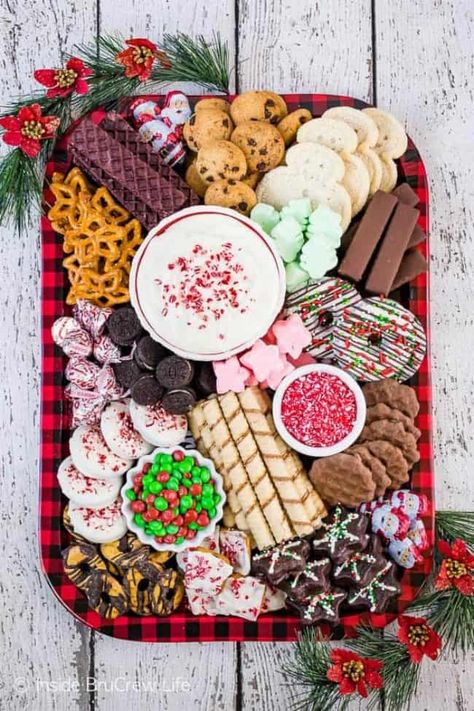 The 11 Best Dessert Charcuterie Board Ideas | The Eleven Best White Chocolate Peppermint Cheesecake, Peppermint Dip, Peppermint Cheesecake Dip, Chocolate Peppermint Cheesecake, Dessert Charcuterie Board, Dessert Charcuterie, White Chocolate Peppermint, Peppermint Cheesecake, Cheesecake Dip