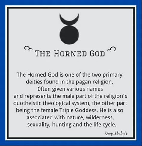 The horned god Horned God And Triple Goddess, Dieties Gods And Goddesses, Horned God Symbol, Goddess Meaning, Witchcraft Quotes, Goddess Of Witchcraft, The Horned God, Sequoia Sempervirens, Sacred Masculine