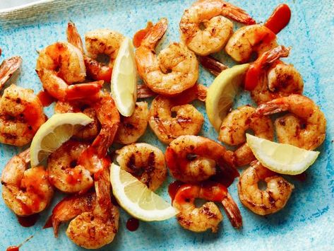 Get Old Bay Marinated and Grilled Shrimp Recipe from Food Network Shrimp Marinades, Grilled Shrimp Marinade, Marinated Grilled Shrimp, Shrimp Grilled, Old Bay Shrimp, Spicy Grilled Shrimp, Season Recipes, Shrimp Marinade, Grilled Shrimp Recipes