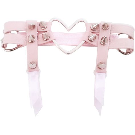 CREEPYYEHA ($42) ❤ liked on Polyvore featuring intimates, accessories, garter, lingerie, fillers, lingerie - garters, leather lingerie and garter lingerie Heart Garter, Pastel Lingerie, Kitten Aesthetic, Emoji Earrings, Clothing Aesthetics, 14k Gold Hoop Earrings, Black Envelopes, Diamond Cluster Earrings, Leather Lingerie