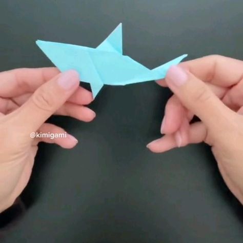 Creative Crafts for Toddlers: Engage Their Imagination Today! Shark Origami Easy, Shark Origami, Beginner Origami, Scrapbook Cards Ideas, Cards For Scrapbook, Origami Shark, How To Make Cards, Crafts For Toddlers, Origami For Beginners