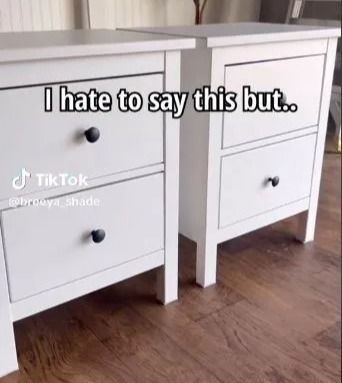 A WOMAN has revealed how she transformed two boring Ikea units into very stylish nightstands.  The DIY whizz joked in the caption that the cabinets “weren’t ugly” but they “needed an upgrade.” On her @breeya_shade account, she wrote: “Let’s face it, these Ikea nightstands are kind of boring. “Let me show you how to completely […] Idanäs Bedside Table, Ikea Night Stand Makeover, Diy Ikea Bedside Table, 1 Drawer Nightstand, Best Bedside Tables, Diy Ikea Nightstand Makeover, Hemnes Night Stand Hack, Ikea Hemnes Hack Nightstand, Ikea Koppang Dresser As Nightstand