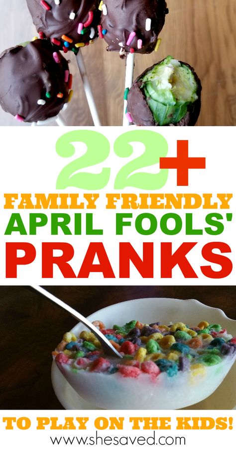 Over 22 family friendly April Fools' Day pranks to play on the kids April Fools Food, Best April Fools Pranks, Guy Quotes, Funny April Fools Pranks, Food Pranks, April Fool's Pranks, Easy Pranks, Prank Ideas, Funny Morning