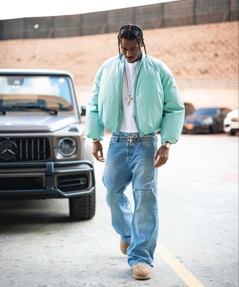 Drake Fashion, Streetwear Fashion Baggy, Casual Sporty Outfits, Outfits Colorful, Flare Jeans Outfit, Fashion Baggy, Jeans Outfit Men, Nba Fashion, Boots Comfortable