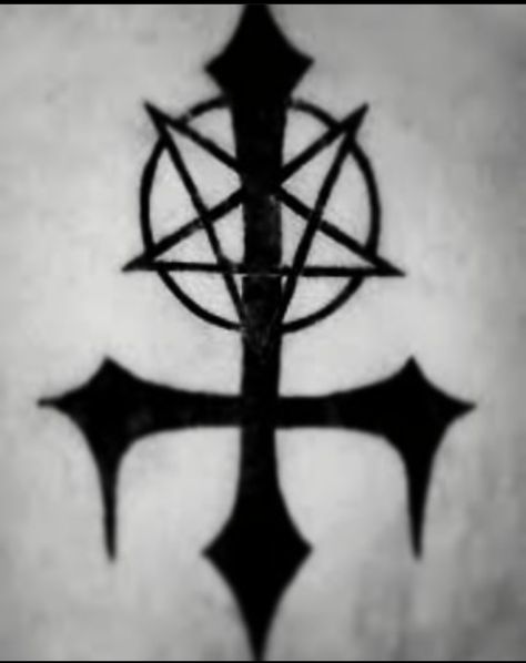 Cool Cross Designs, Stake Drawing, Satanic Drawings Easy, Gothic Cross Drawing, Emo Symbols, Crosses Designs, 666 Tattoo, Swag Tattoo, 17 Number