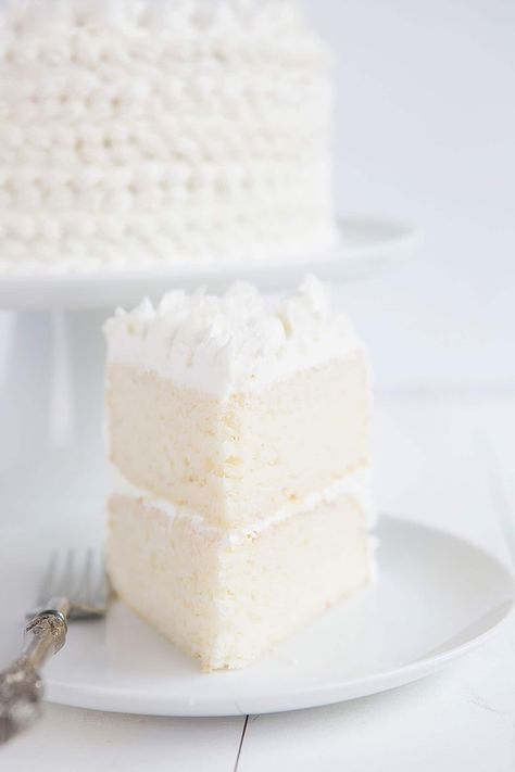 Have you ever had White Almond Wedding Cake??? It's AMAZING. Almond Wedding Cake Recipe, Wedding Cake Icing Recipe, Wedding Cake Frosting Recipe, Wasc Cake, Almond Wedding Cake, Wasc Cake Recipe, Wedding Cake Icing, Almond Wedding Cakes, Homemade White Cakes