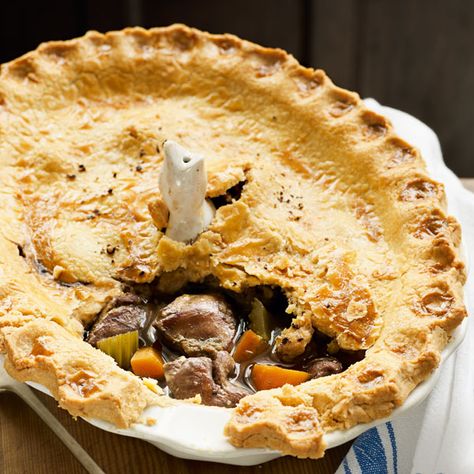 Bryn William's game recipe is a fabulous dinner party dish Quiche Tarts, Christmas Pie Recipes, Game Pie, Hot Water Crust Pastry, Pie Game, Savoury Tarts, Venison Meat, Savoury Pies, Deer Recipes