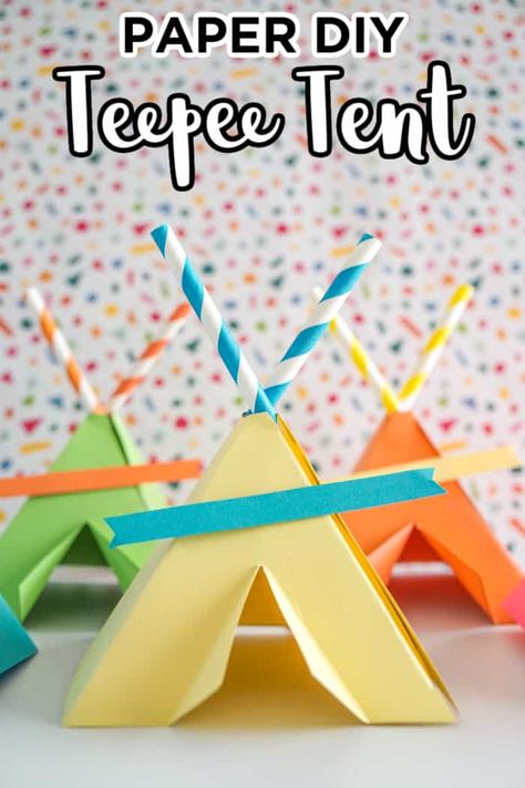 Sharing lots of fun camping crafts for kids that you can take on your name camping trip. The kids will love all the crafting ideas! Teepee Craft, Diy Teepee Tent, Tent Craft, Colorful Turkey, Camping Crafts For Kids, Diy Teepee, Photo Crafts, Turkey Handprint, Free Thanksgiving Printables