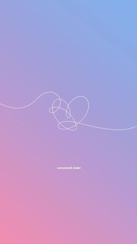 Love Yourself Wallpaper, Yourself Wallpaper, Bts Love Yourself, Love Yourself, Wallpapers, Bts, Iphone, Pink, Blue