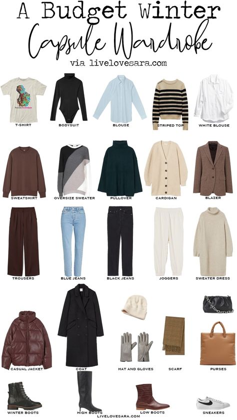 How to Build a Winter Capsule Wardrobe on a Budget - livelovesara Winter Dressing, Smart Fashion, Capsule Wardrobe Women, Outfit Minimalist, Teacher Wardrobe, Capsule Wardrobe Work, Sweater Dress Casual, Fashion Capsule Wardrobe, Trendy Outfits Winter