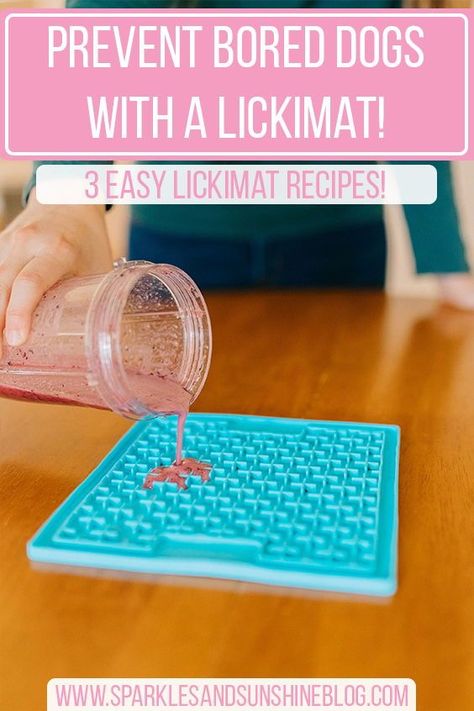 Dog Activity Mat, Enrichment For Puppies, Lick Mat Recipes Puppy, Dog Food Enrichment Ideas, Lick Mat For Dogs Recipes, Diy Enrichment For Dogs, Frozen Lick Mat Recipes Dog, Puppy Lick Mat Ideas, Dog Enrichment Diy