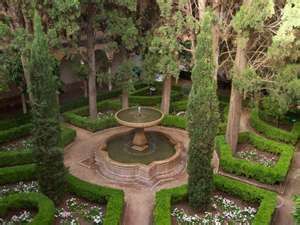 Alhambra Spain Pleasure Garden Arabic Garden, Islamic Garden, Alhambra Palace, Alhambra Granada, Palace Garden, Mediterranean Garden, Garden Fountain, Courtyard Garden, Andalusia