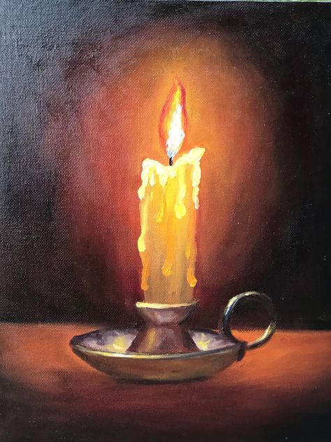 Candle Painting, I Hope, Art