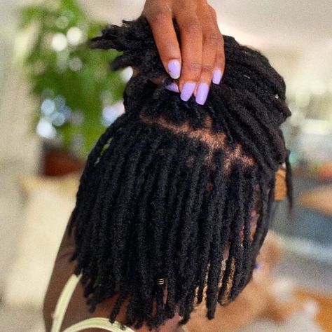 Starter Locs: Styling Methods and Maintenance of Tender Locks - Curly Craze | Short locs hairstyles, Locs hairstyles, Short hair images Locs Hairstyles Short Hair, Natural Locks Dreadlocks, Hairstyles Faux Locs, Locs Styling, Hairstyles Locs, Loc Appreciation, Loc Nation, Brand Moodboard, Dread Locks