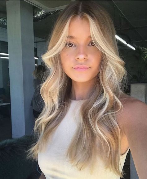 ✨BEST OF BALAYAGE & Hair on Instagram: “earth angel 👼🏼 . By @rocaverde #bestofbalayage #showmethebalayage” Rambut Brunette, Summer Blonde Hair, Brown Hair Inspo, Brunette Hair With Highlights, Money Piece, Hair Streaks, Dirty Blonde Hair, Honey Blonde Hair, Brown Hair Balayage