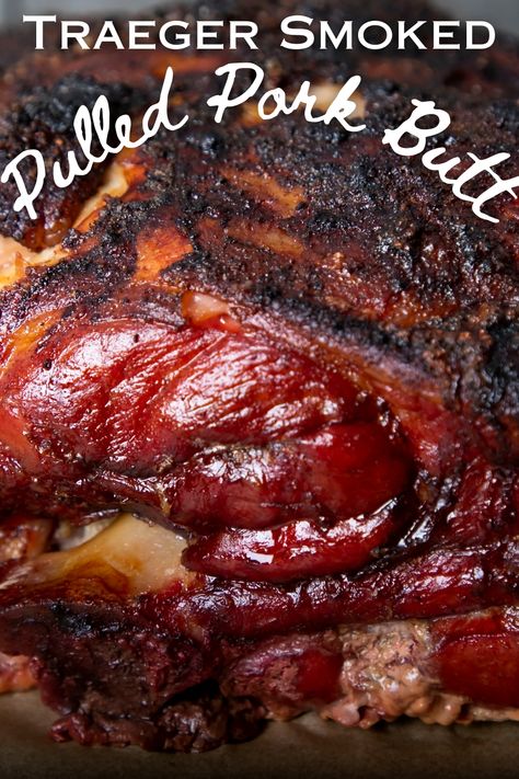 Pulled Pork Smoked, Pork Roast On Smoker, Treager Smoker Recipes Pulled Pork, Traeger Pork Roast, Pork Smoker Recipes, Pulled Pork Smoker Recipes Traeger, Pellet Smoker Pulled Pork, Tregger Cooking, Trager Smoker Recipes Pulled Pork