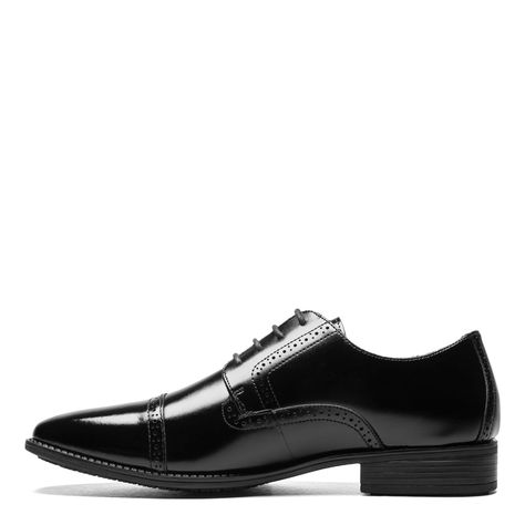 New, The Stacy Adams Abbott Cap Toe Oxford’s Clean Design Features A Modern Profile And An Intricate Line Of Perfing On The Cap Toe That Is Elegantly Mirrored On The Collar. A Shoe That That Works For All Occasions, Added To Its Versatility By Giving It A Slip And Oil Resistant, Non-Marking Sole. Genuine Leather Upper, Lace Up Closure, Slip Resistant, Non-Marking Rubber Outsole. Size 9m Luxury Black Wingtip Oxfords, Classic Cap Toe Slip-on Oxfords, Perforated Toe Box Oxford Wingtip Leather Shoes, Stacy Adams Shoes Men, Brown Oxfords Men, Luxury Men's Closed-toe Oxfords, Masculine Black Cap Toe Oxfords, Mens Brown Dress Shoes, Stacy Adams Shoes