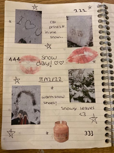 Winter Journal Ideas Aesthetic, Downtown Girl Journal Ideas, Downtown Journal, Downtown Girl Journal, Snow Coquette, Downtown Girl Winter, Winter Journaling, Coquette Downtown Girl, Bulletin Journal