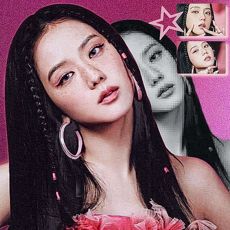 Jisoo Edit Photo, Kpop Edit Photo, Blackpink Y2k, Y2k Edit, Y2k Icons, Y2k Posters, Blink Book, Pop Posters, Overlays Picsart