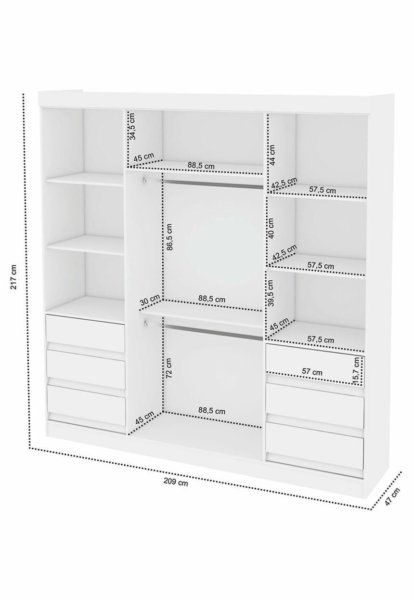 Standard Wardrobe Closet Design Guidelines - Engineering Discoveries Ikea Closet Organizer, Bedroom Closet Doors, Ikea Wardrobe, Wardrobe Door Designs, Wardrobe Interior, Closet Design Layout, Bedroom Cupboard Designs, Wardrobe Interior Design, Closet Layout