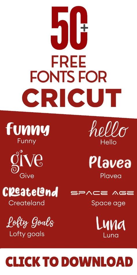 50+ Exclusive FREE Cricut Fonts - Click to Downlaod Svg Free Fonts For Cricut, Free Cricut Fonts, Free Cricut Downloads, Free Svg Fonts, Christmas Fonts Alphabet, Free Fonts For Cricut, Fonts For Cricut, Merry Christmas Font, Cricut Templates