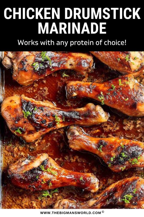 Sauce For Chicken Drumsticks, Chicken Drumstick Recipes Oven Marinade, Best Drumstick Marinade, Best Chicken Drumstick Marinade, Marinade For Chicken Legs On The Grill, Marinade Chicken Drumsticks, Marinated Drumsticks Oven, Chicken Drum Stick Recipes, Drumstick Marinade Grilled