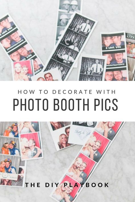 Whenever there is a photo booth we're usually hopping in to take pics! But what do you do with photo booth strips? Here are some crafty ideas! Photo Booth Display, Photobooth Picture Display Ideas, Photo Strip Display Ideas, Photo Strip Display, Photo Booth Picture Frames, Nyc Apt, Clutter Control, College Ideas, Diy Playbook