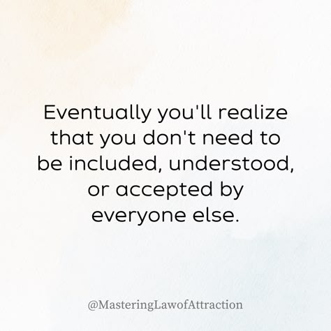 Discover the freedom of being your authentic self! 🌼 Eventually, you'll realize that true peace comes from not needing external validation. You don't need to be included, understood, or accepted by anyone but yourself. Embrace your uniqueness and walk your path with confidence! 💪 Dont Need Validation Quotes, I Don’t Need Your Approval, Quotes About Not Needing Validation, True Identity Quotes, You Dont Need Validation From Others, Quotes About Validation From Others, Quotes About Self Validation, You Don’t Need Validation, Not Accepted Quotes