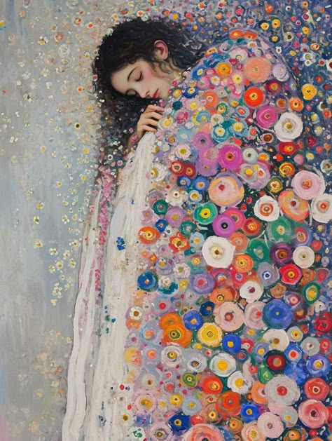 Gustav Klimt Art, Klimt Art, 동화 삽화, Paintings I Love, Jolie Photo, Cat Painting, Gustav Klimt, The Mind, Love Art